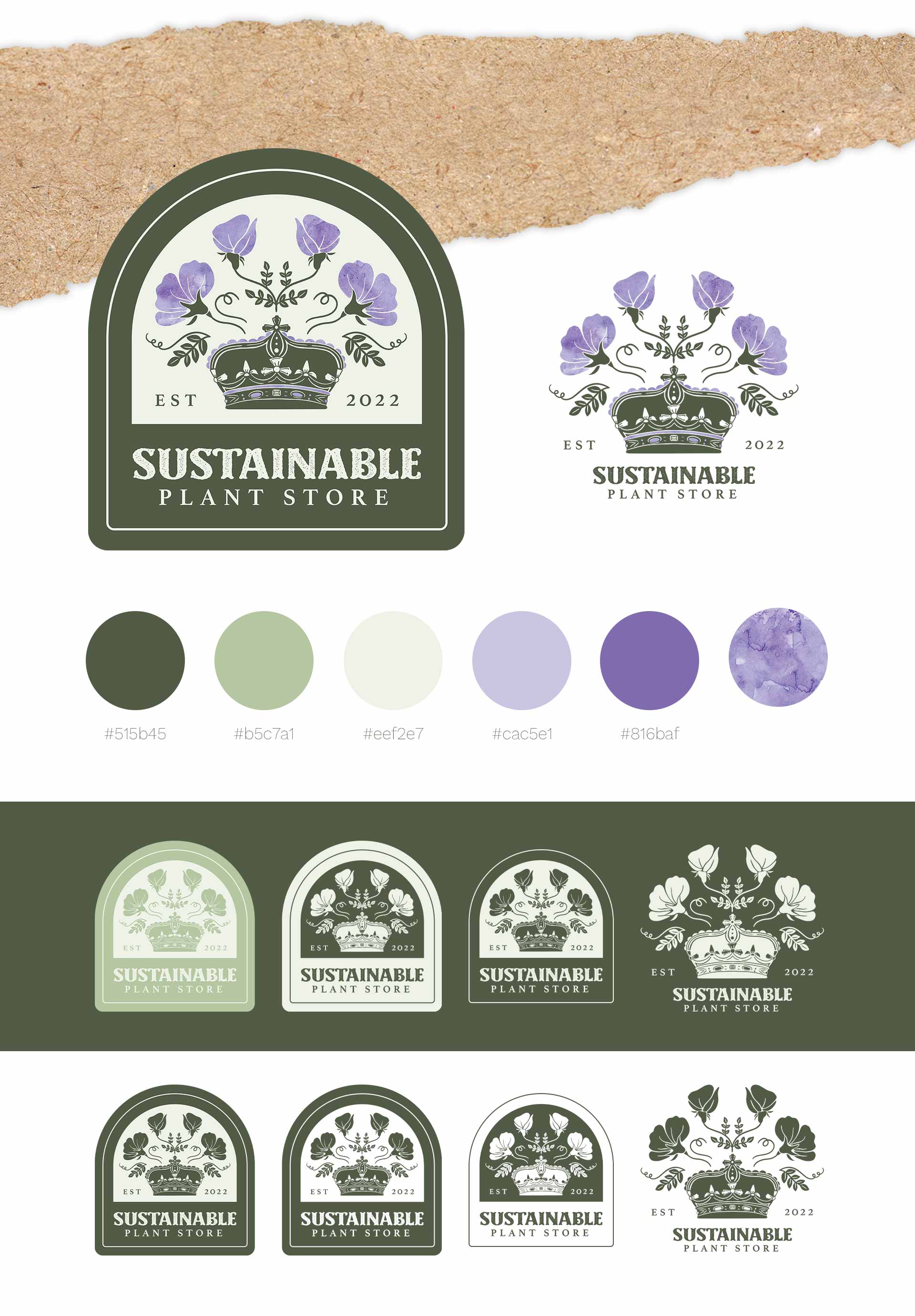 Sustainable Plant Store Branding